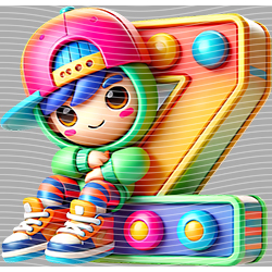 Cartoon letters-CL 671